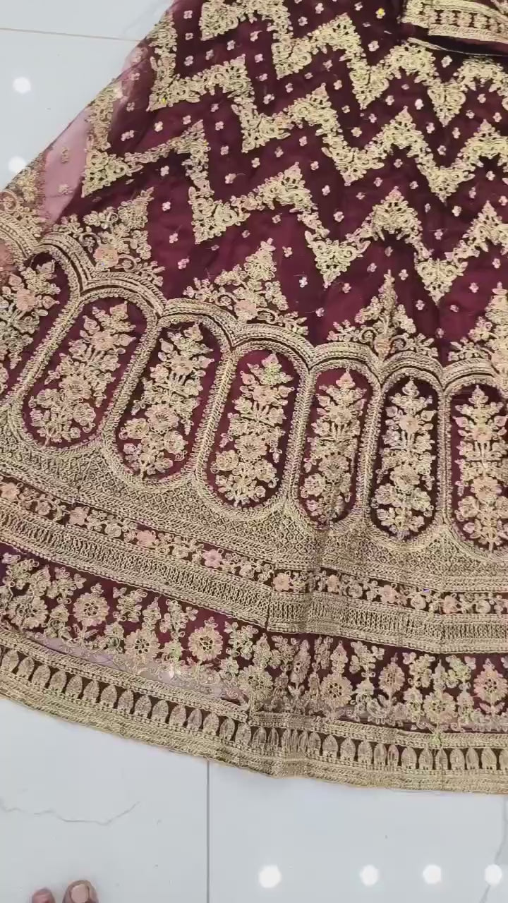 ZF - Mahtab Bridal Lehengha Unstitched