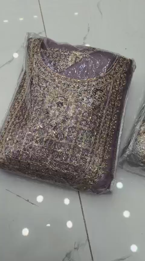 Bridesmaid Series Gharara Set Stitched