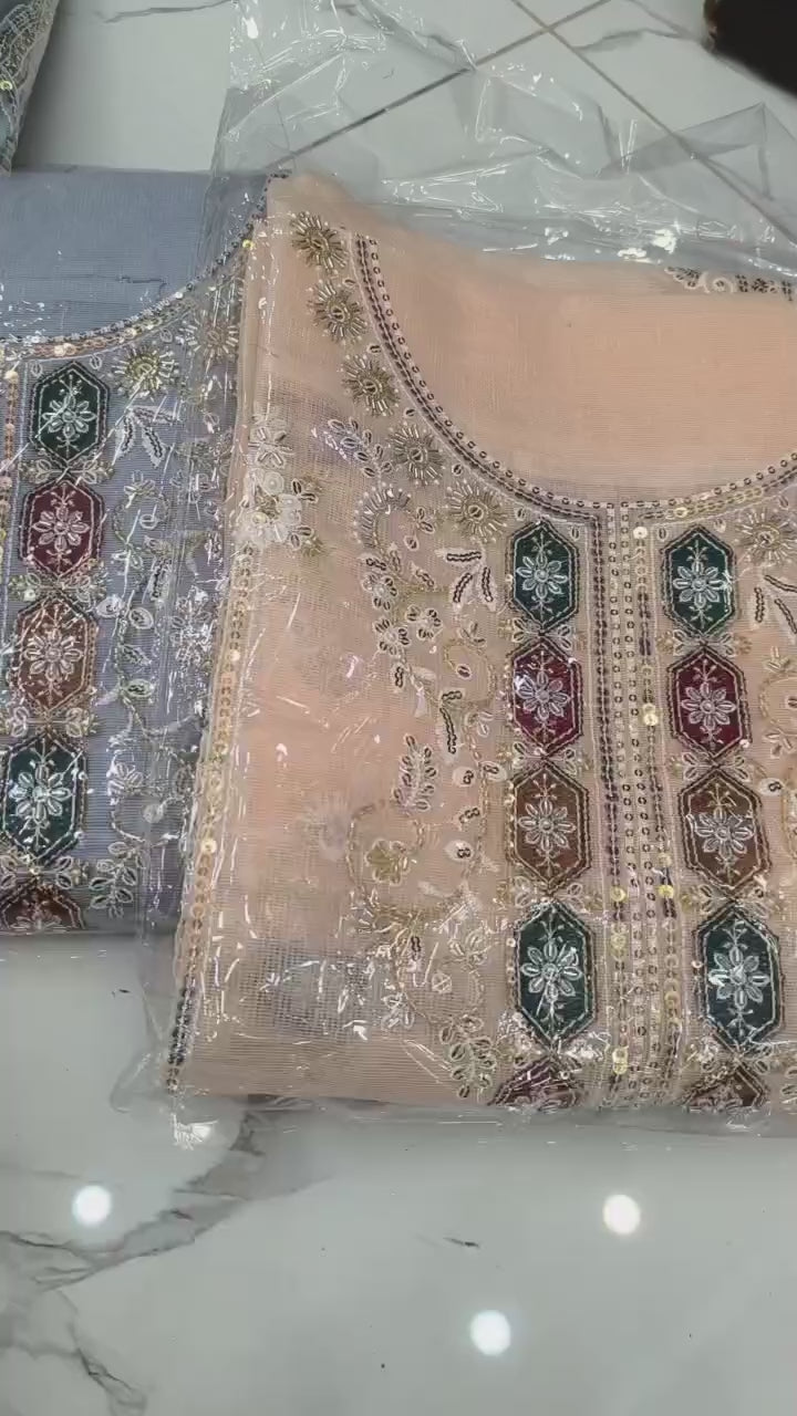 Multi Khaadi Net Suit (Unstitched)