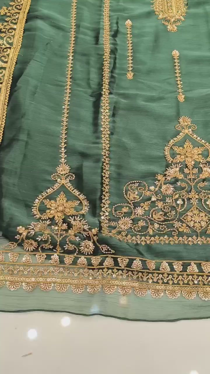 CutDana Crincle D.no 873 ( Unstitched)