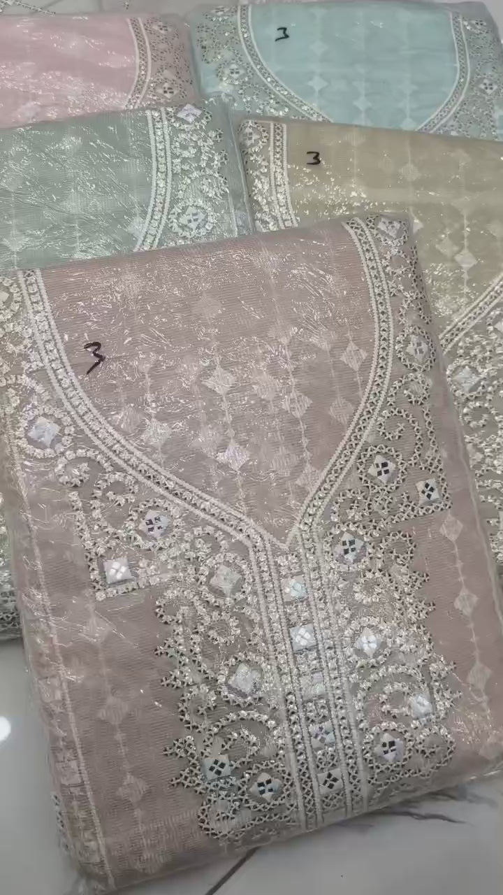 Mukesh D.no 992 Khaadi net(Unstitched)