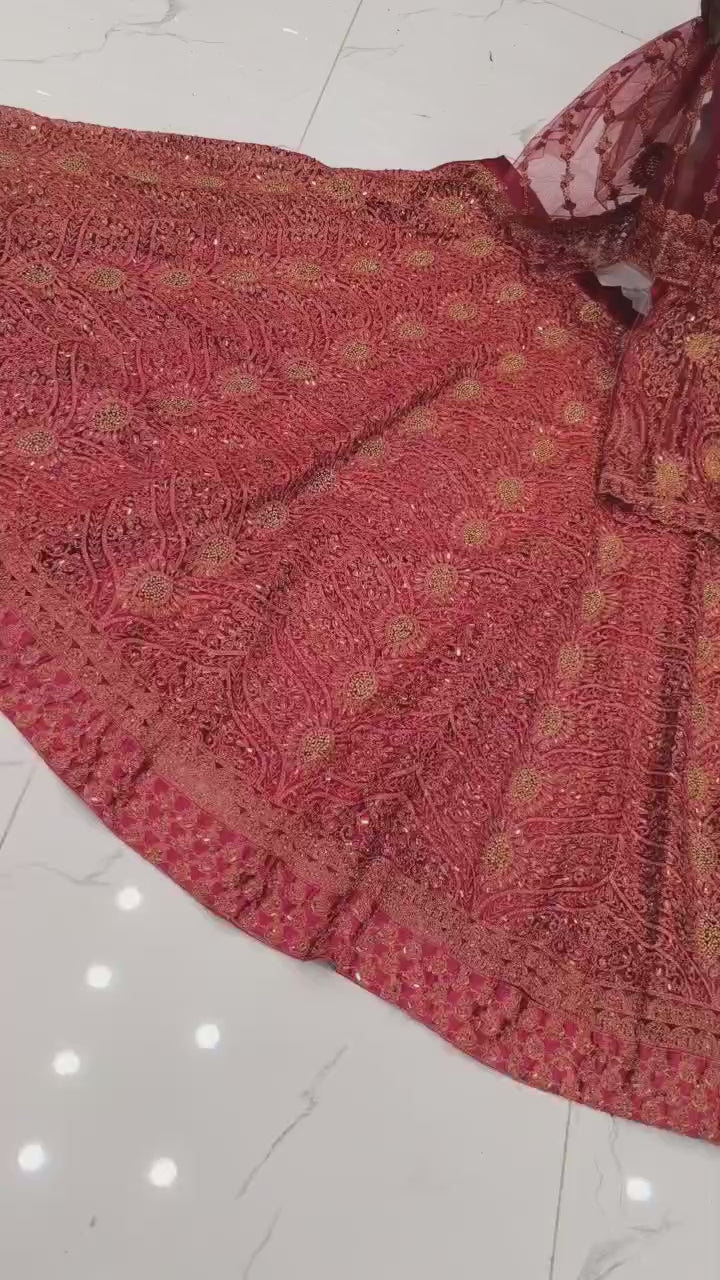 ZF - Shehzadi Bridal Lehengha Unstitched