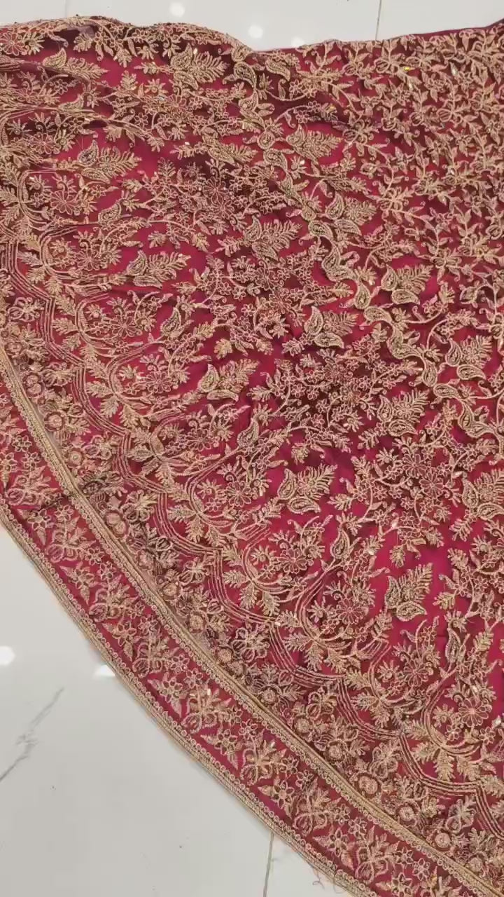 ZF - Afreen Bridal Lehengha Unstitched