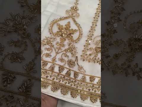 Afsaneh Ivory Organza Gharara Set