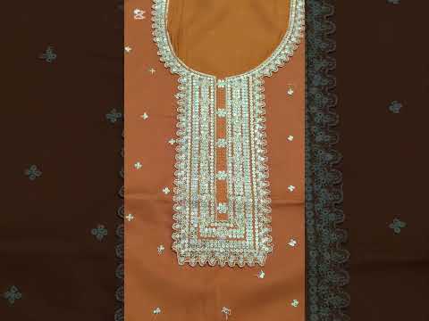 Festive Cotton Embroidered 3pcs (Unstitched)