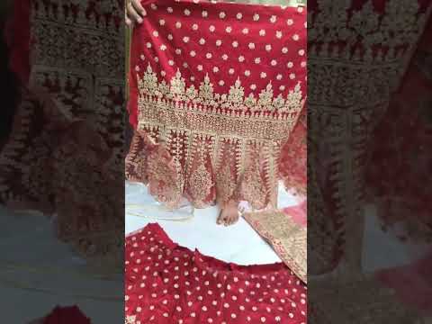 ZF - Firdaus Bridal Lehengha Unstitched