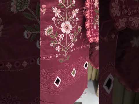 3D Emb Luxury Cotton (Unstitched)