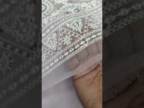 Fancy Khaddi Net Suit (Unstitched)