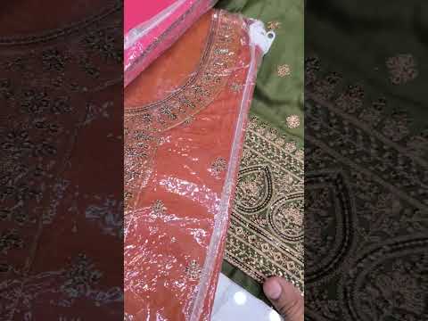 Mint Heritage Copper Zari Cotton (Unstitched)