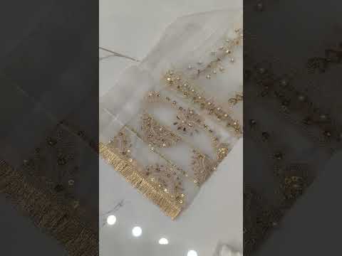 Noor-e-Zar Organza Gharara Set (stitched)