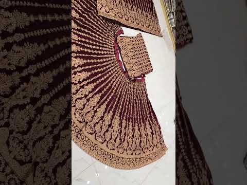 The Maroon Muse Bridal Lehengha (Unstitched)