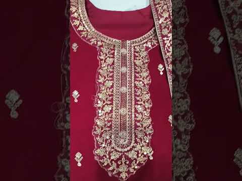 Chiffon Golden Zari Gharara Set (Stitched)