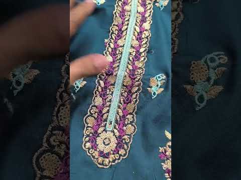 Multi Zari Emb Cotton (Unstitched)