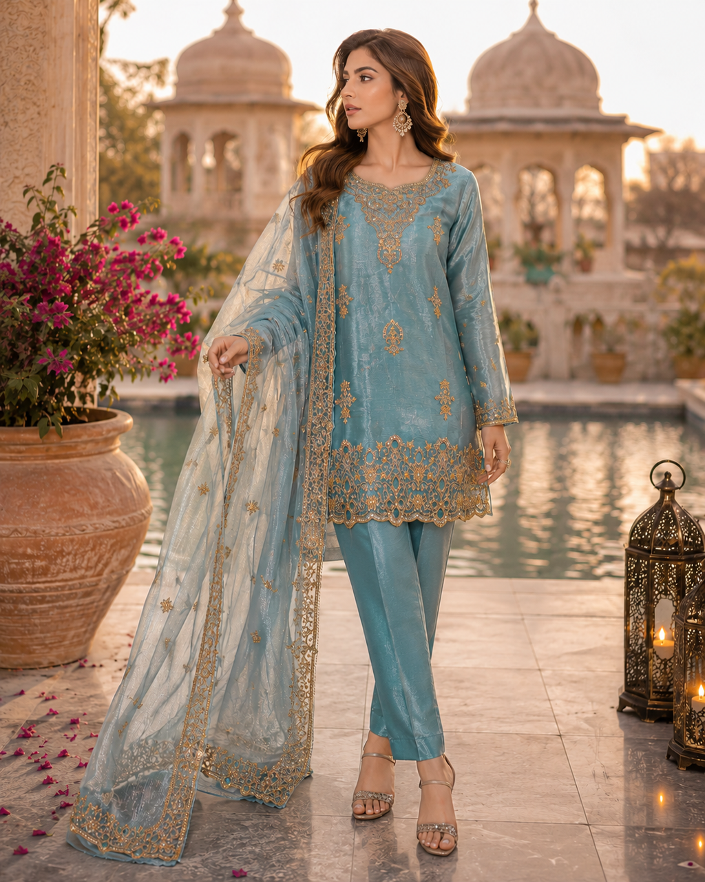 CutDana Crincle D.no 334 ( Unstitched)