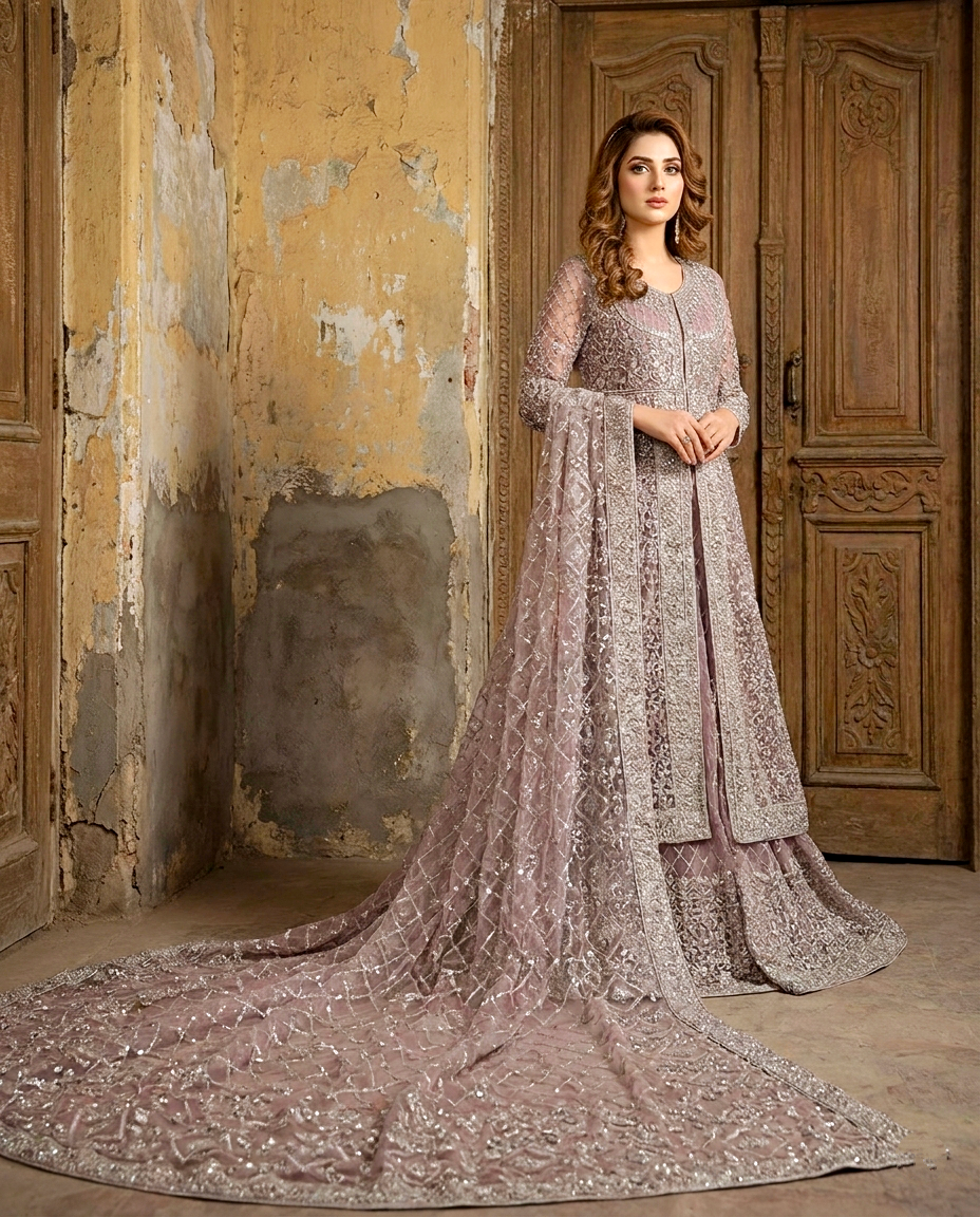 Orchid Grace Front-Open Maxi (Unstitched)
