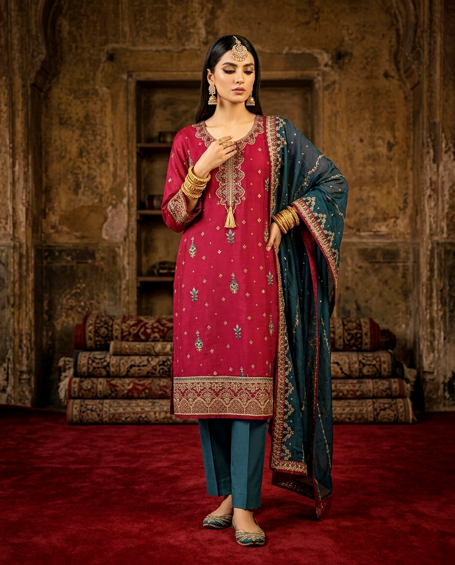Aura of Contrast vchetra (Unstitched)