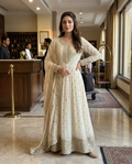 Chiffon Golden Zari Frock 993 (Unstitched)