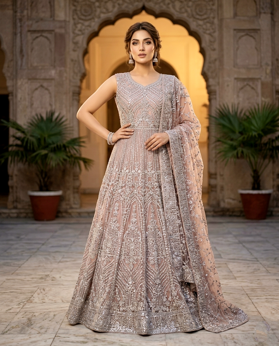 The Empress Bloom Long Maxi (Unstitched)