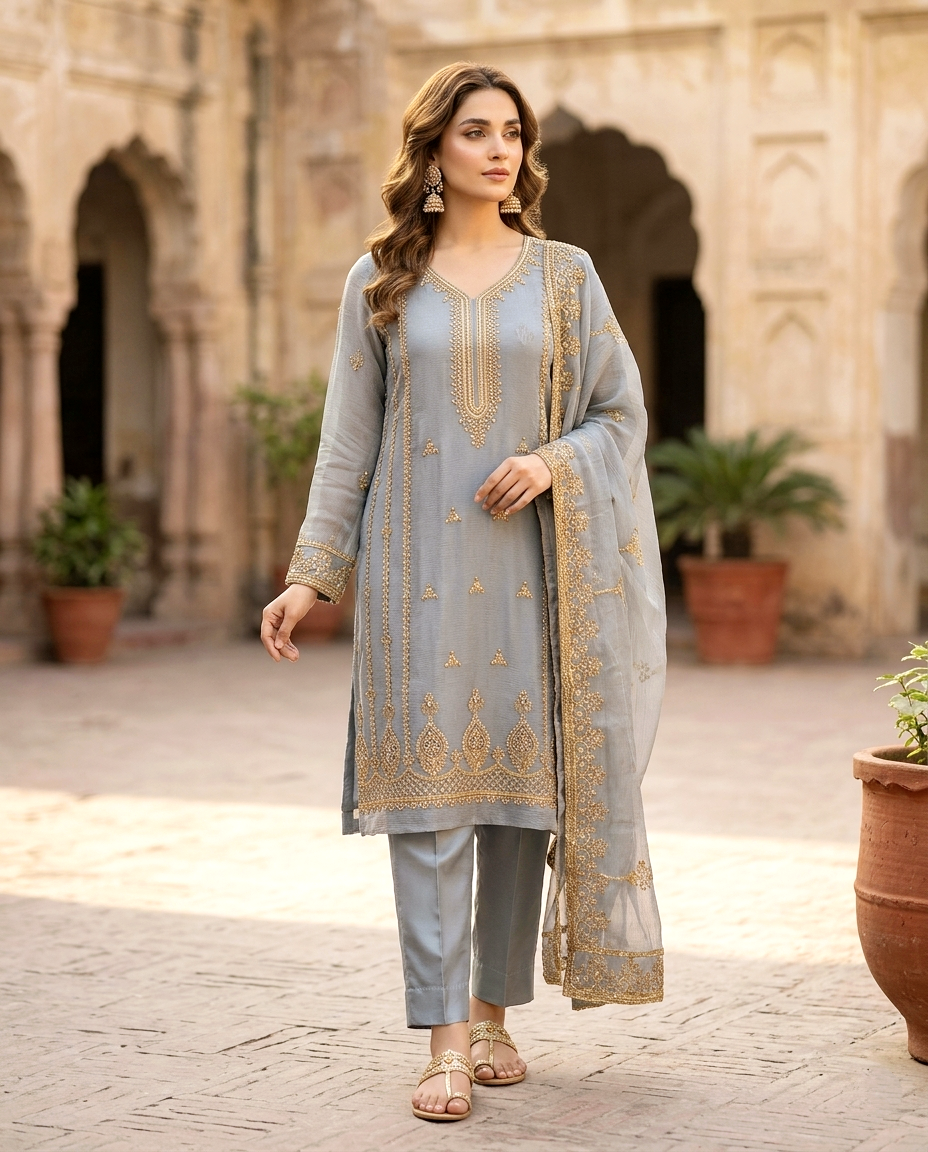 CutDana Crincle D.no 473 ( Unstitched)