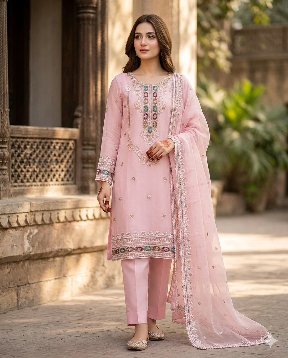 Multi Khaadi Net Suit (Unstitched)