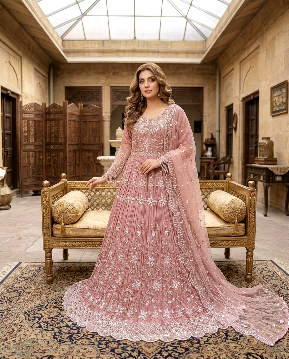 Wisteria Dream – Pulsework-Embellished Maxi