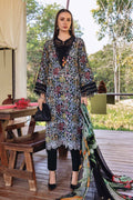 Maria B.Mprint 14-B Black Lawn Summer'26 Embroidered 3Piece Unstitched