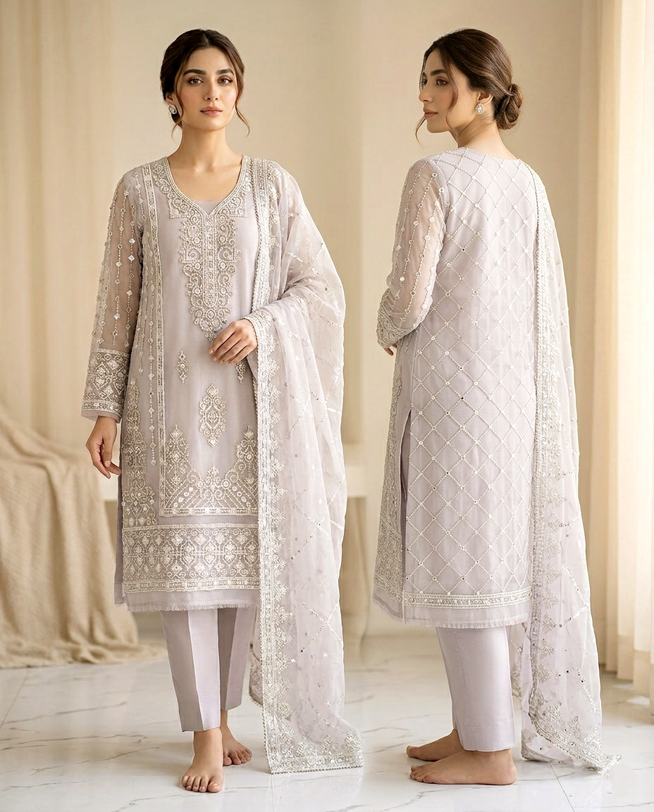 Mukesh D.no 992 Khaadi net(Unstitched)