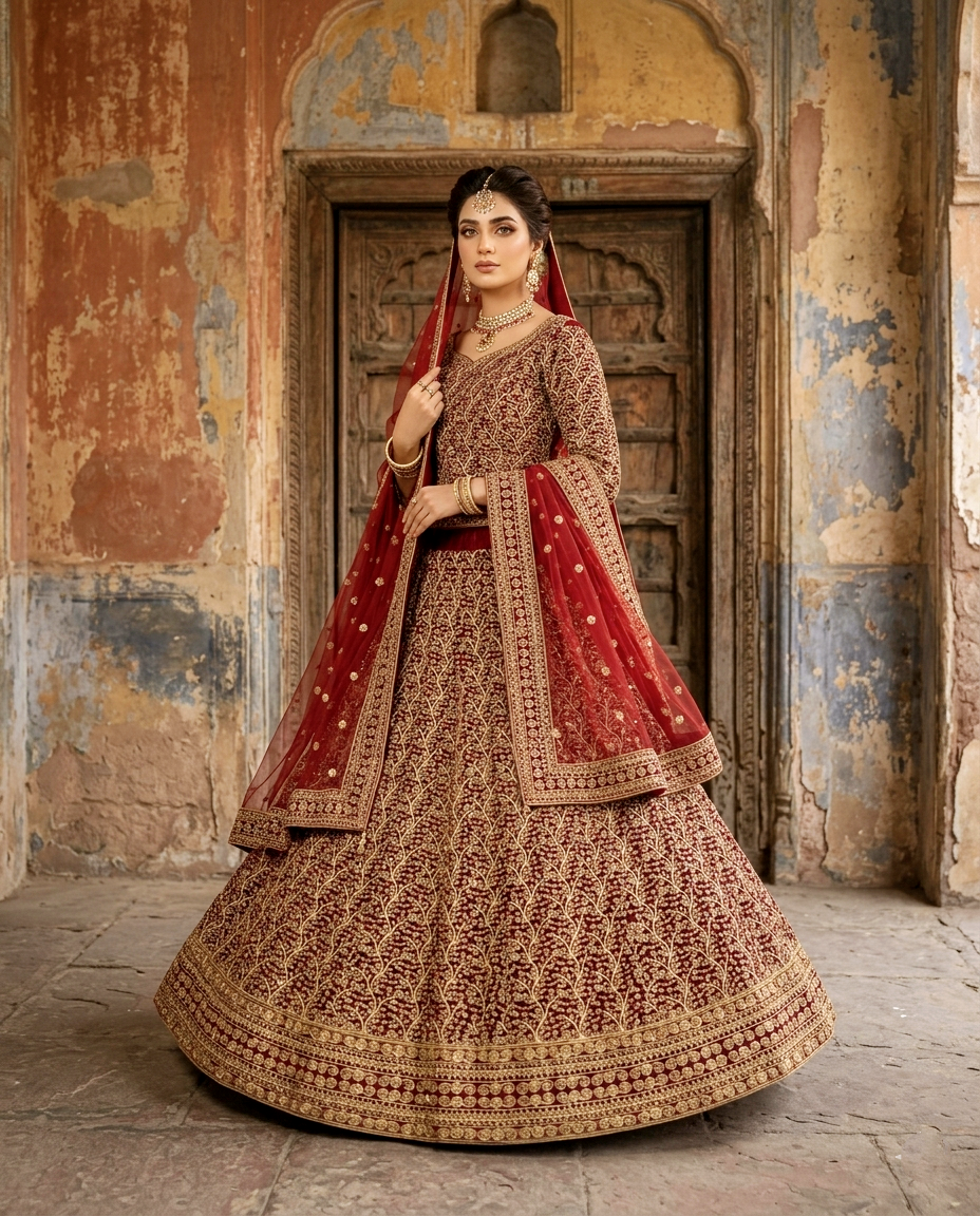 ZF - Sitara Bridal Lehengha Unstitched