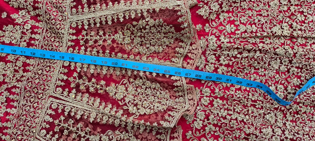 ZF - Firdaus Bridal Lehengha Unstitched