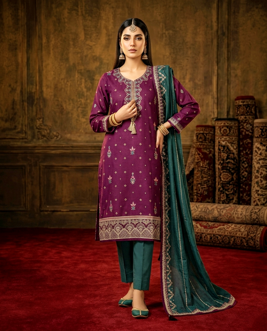 Aura of Contrast vchetra (Unstitched)