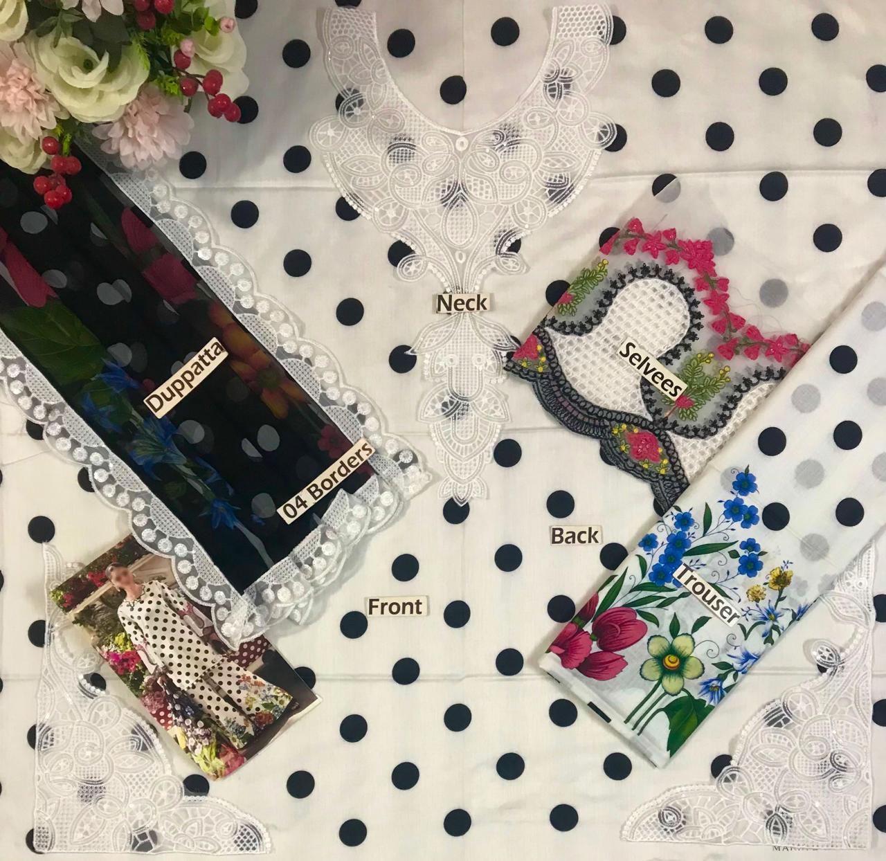 Lawn - Maria B - M Prints - The Sun Club 26 - embroidered