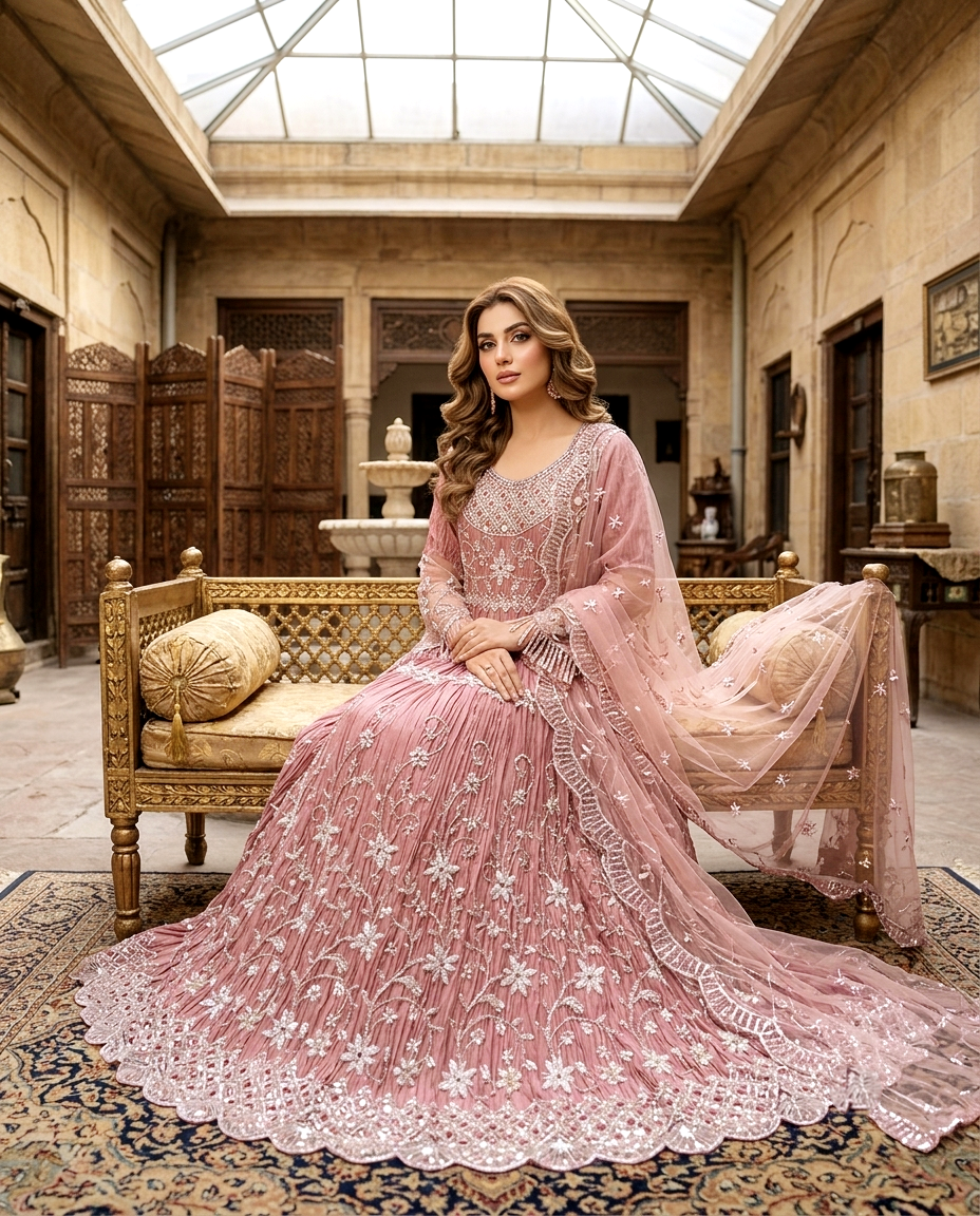 Wisteria Dream – Pulsework-Embellished Maxi