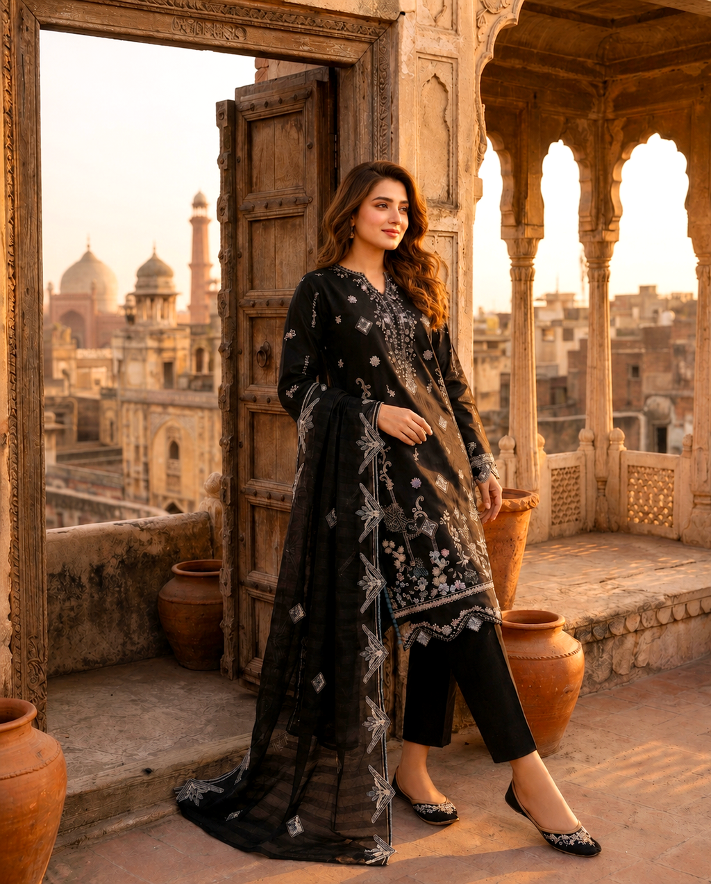 Muse Series 800 Cotton Embroidered
