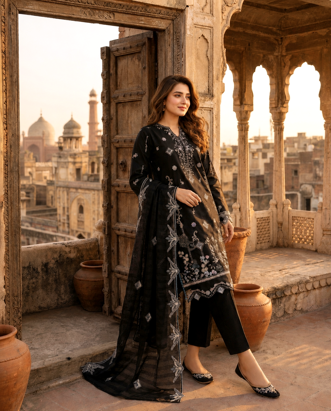 Muse Series 800 Cotton Embroidered