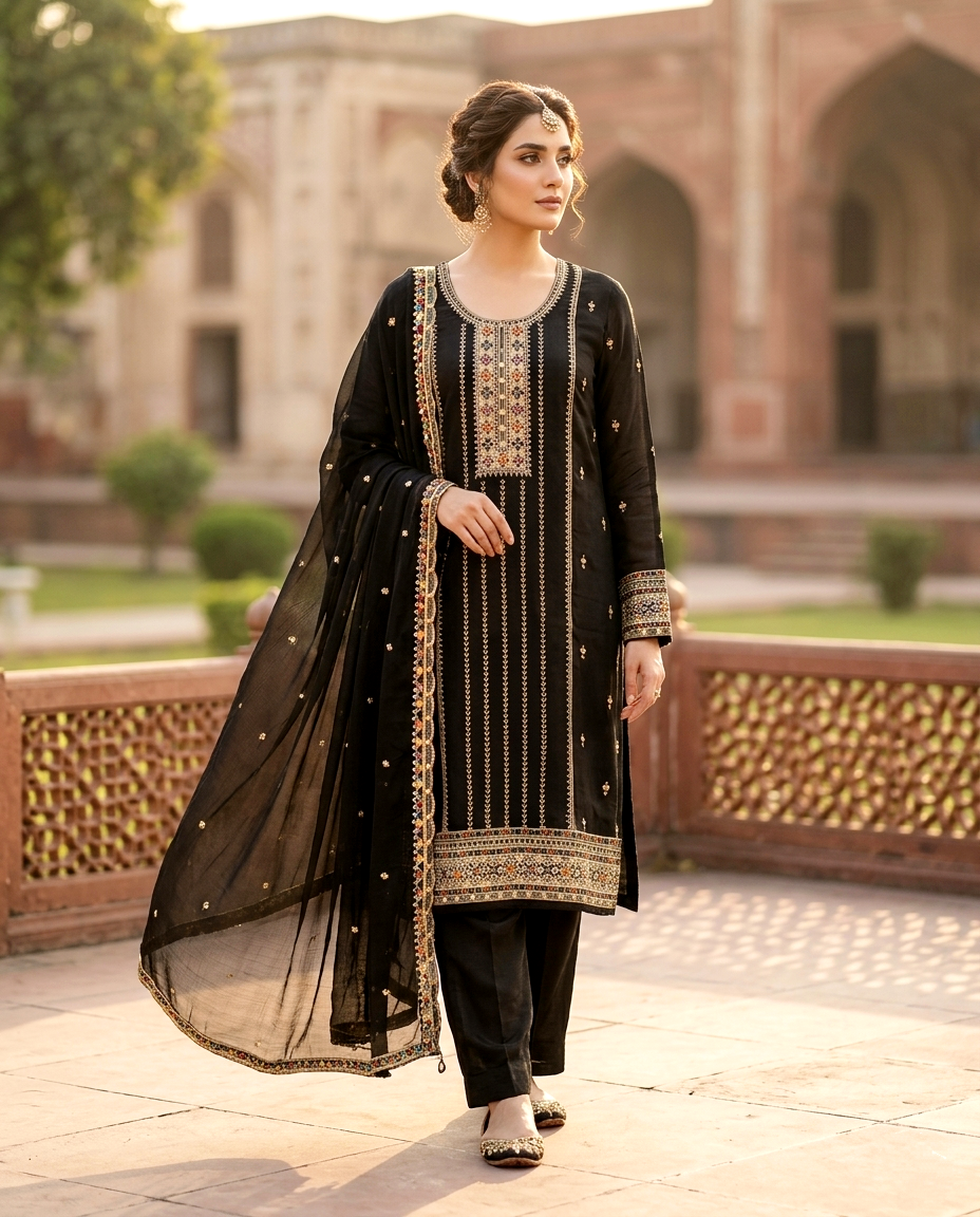 Vchetra Multi Neck (Unstitched)