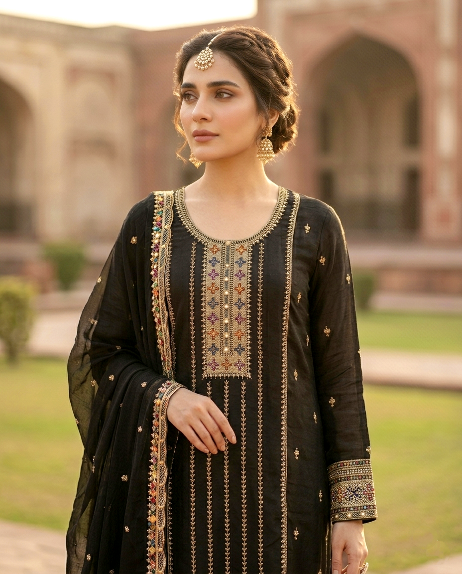 Vchetra Multi Neck (Unstitched)