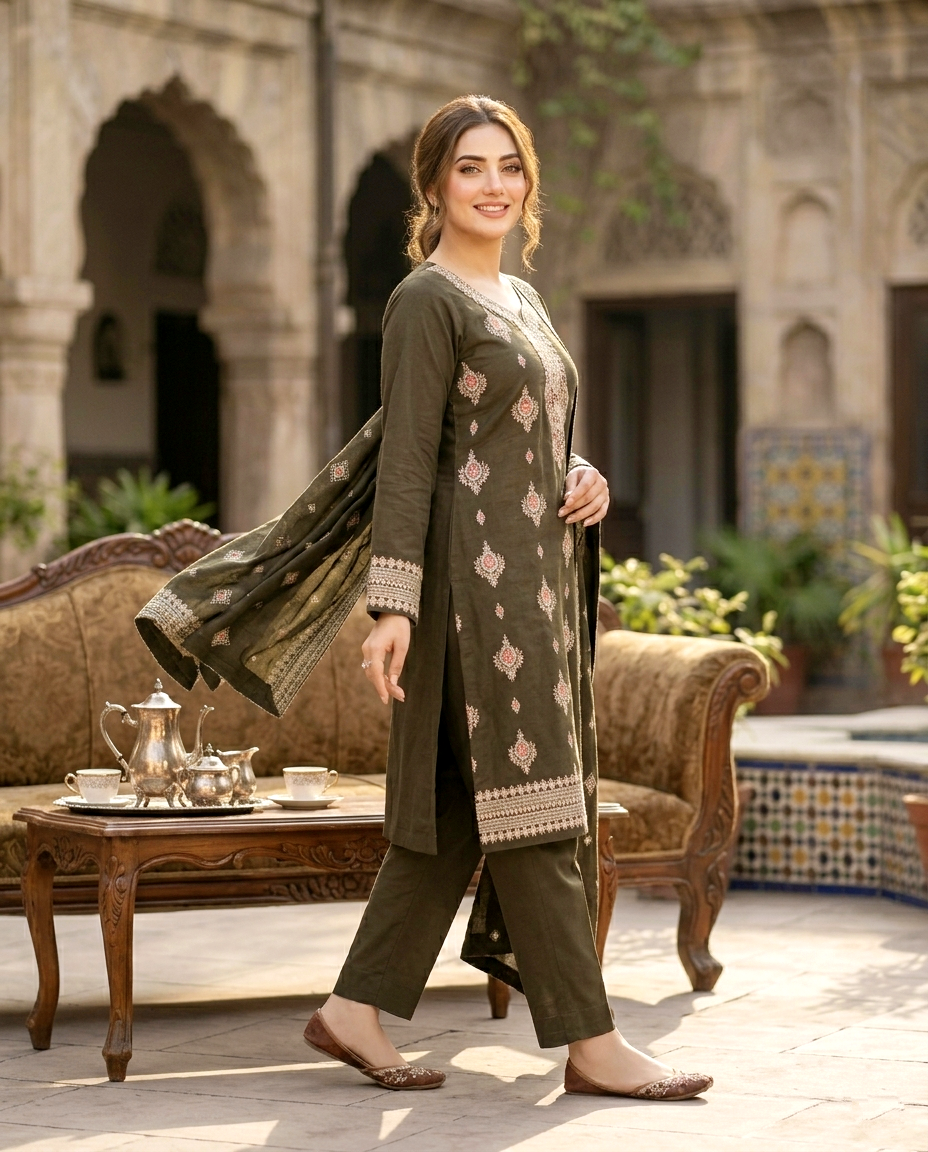 Glamour D.no 134 Cotton (Unstitched)