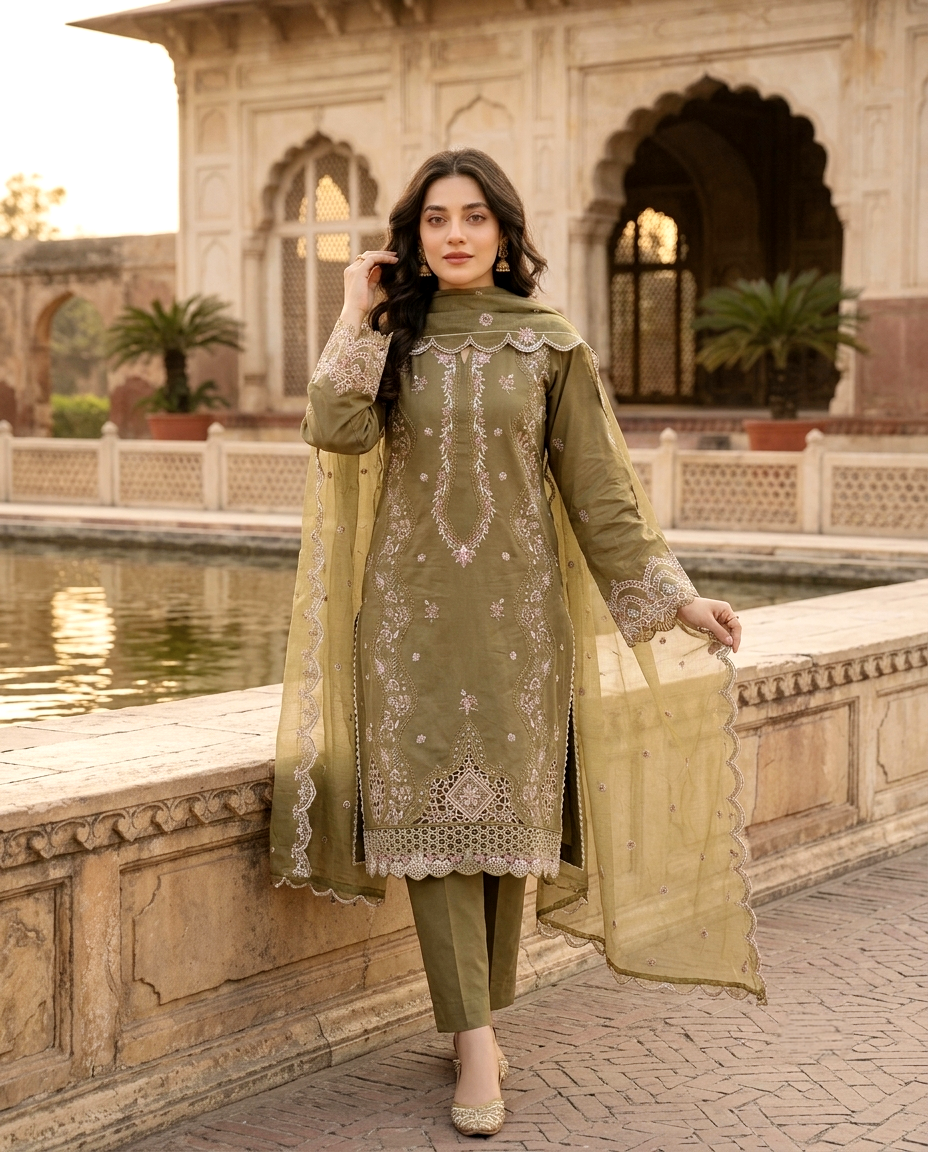Muse Series 768 Cotton Embroidered