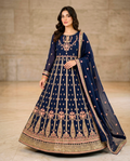 Chiffon Multi Zari Frock (Unstitched)