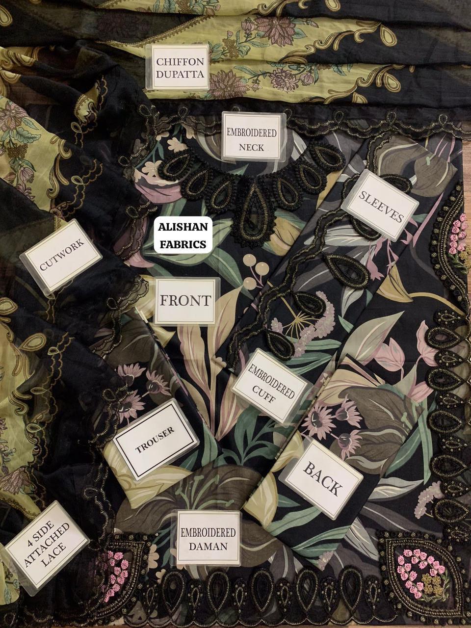 EMBROIDERED PRINTED LAWN UF