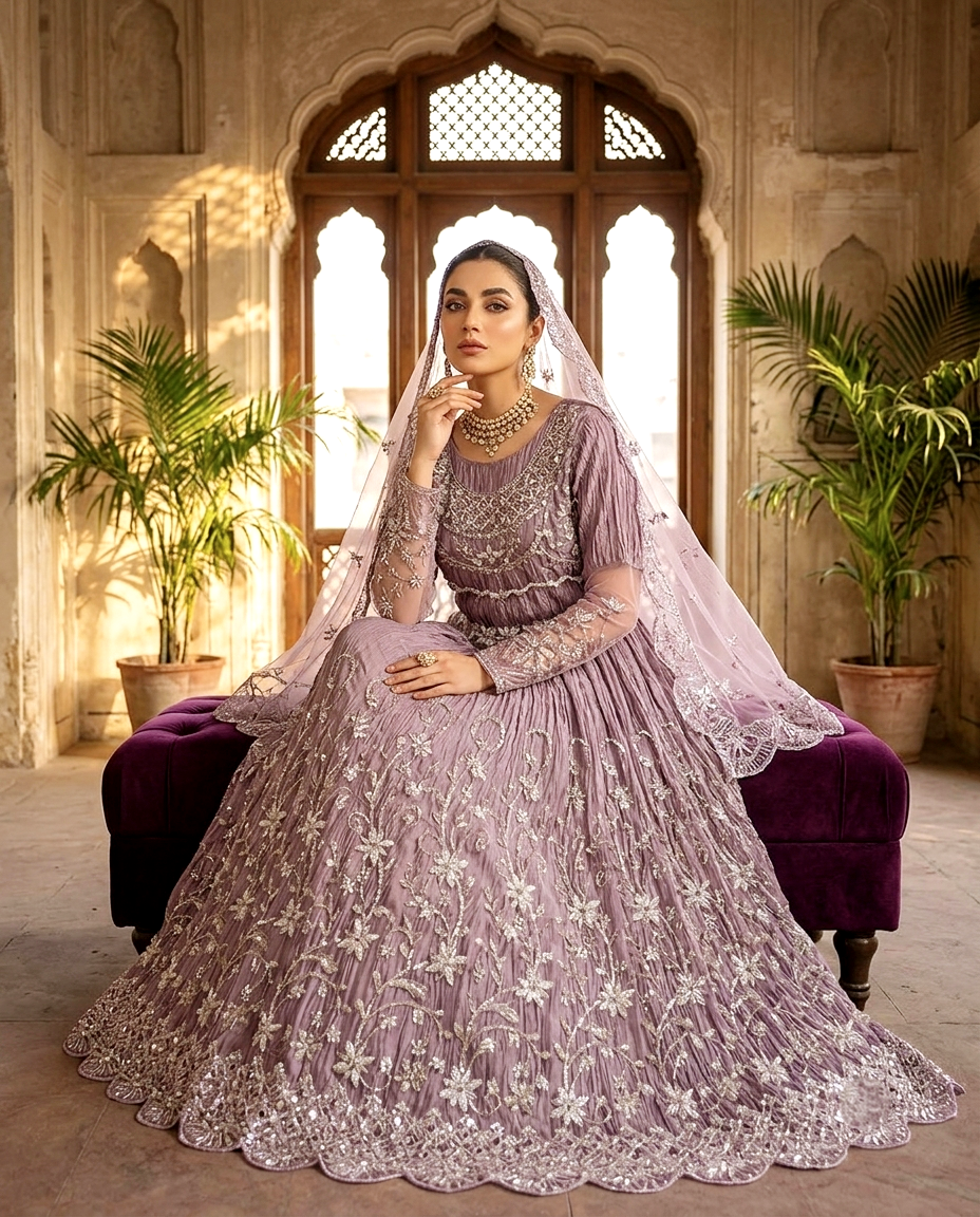 Wisteria Dream – Pulsework-Embellished Maxi