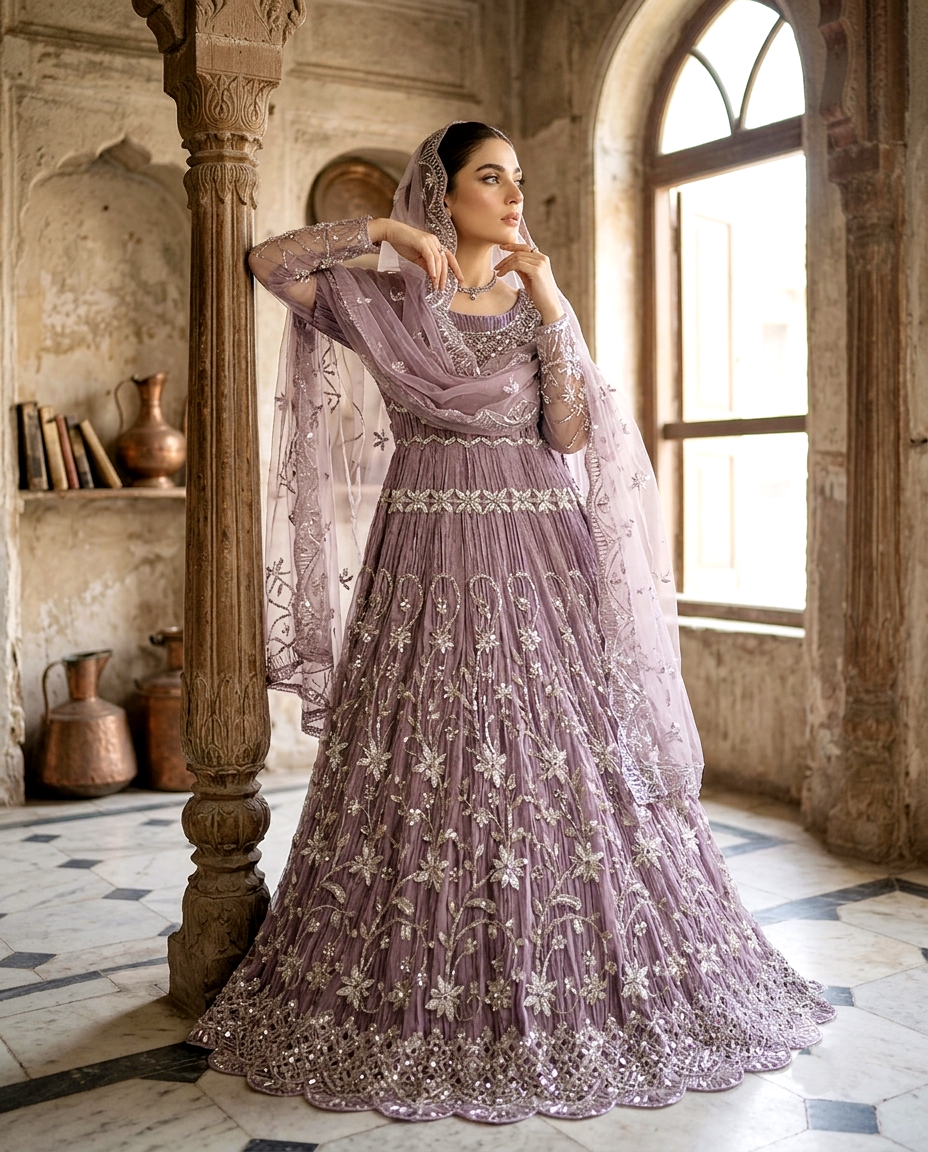 Wisteria Dream – Pulsework-Embellished Maxi