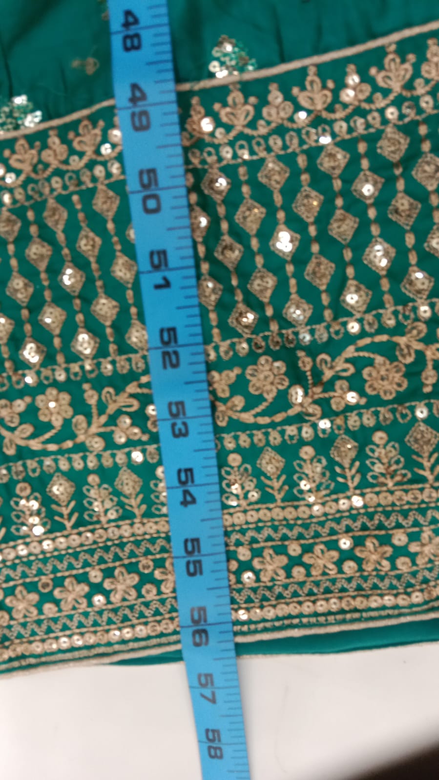 Zari Embroidery Cotton Frock (Unstitched)