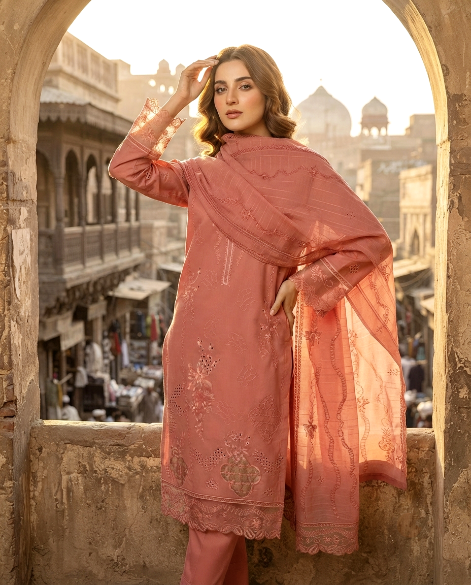 Muse Series 766 Cotton Embroidered