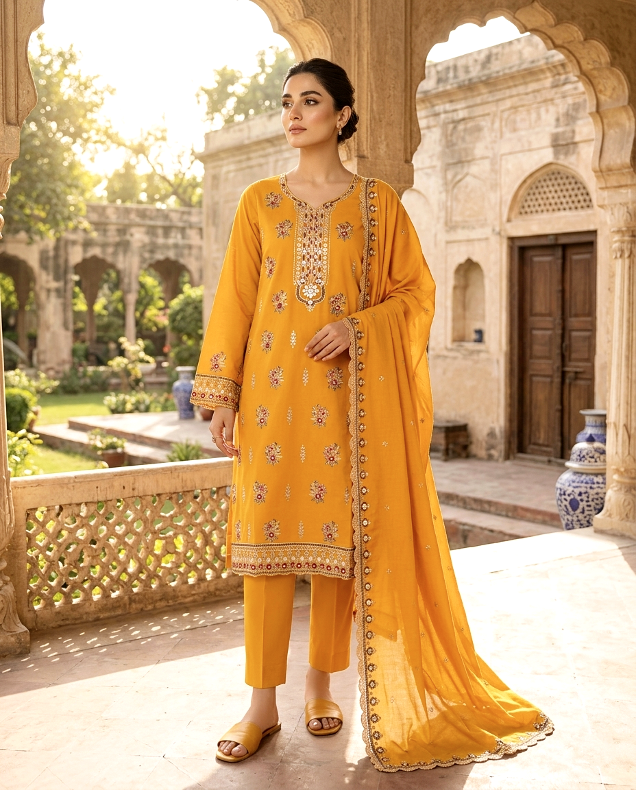 Glamour D.no 354 Cotton (Unstitched)