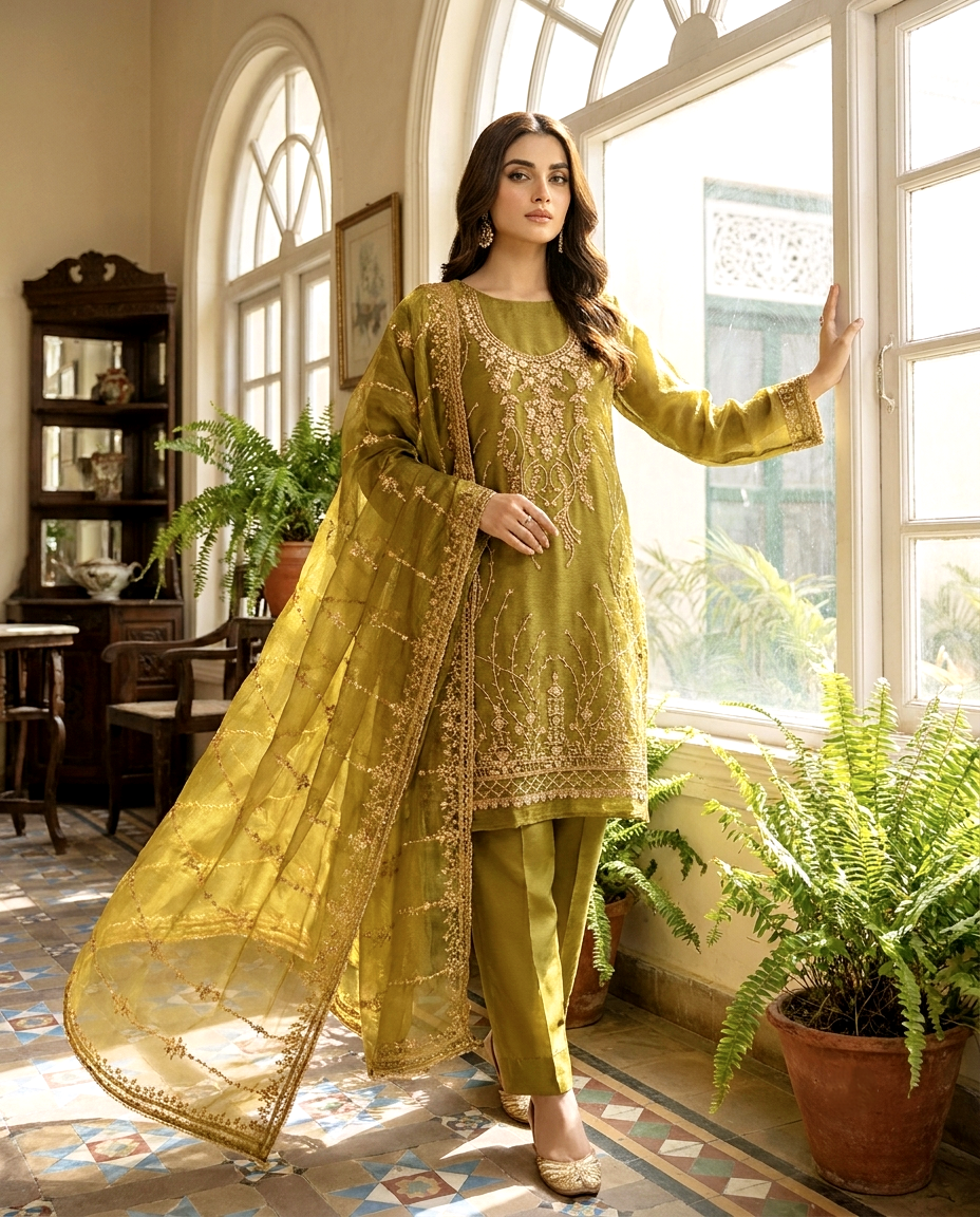 CutDana Crincle D.no 556 ( Unstitched)