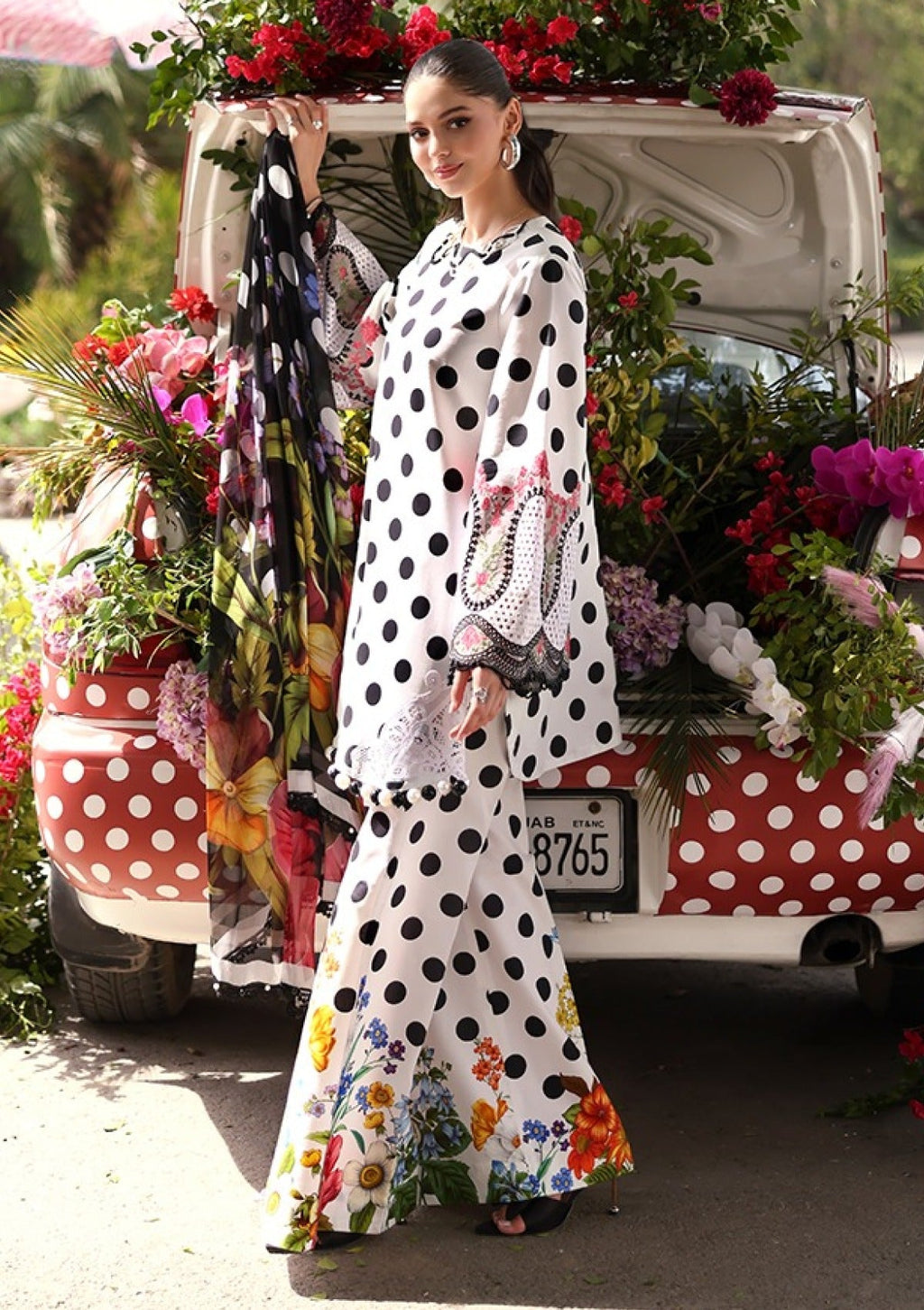Lawn - Maria B - M Prints - The Sun Club 26 - embroidered