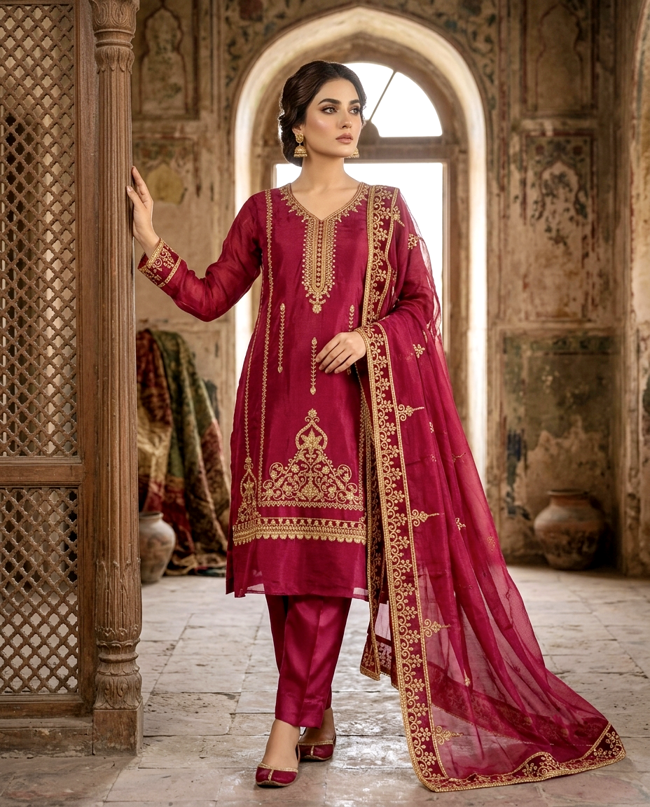 CutDana Crincle D.no 555 ( Unstitched)