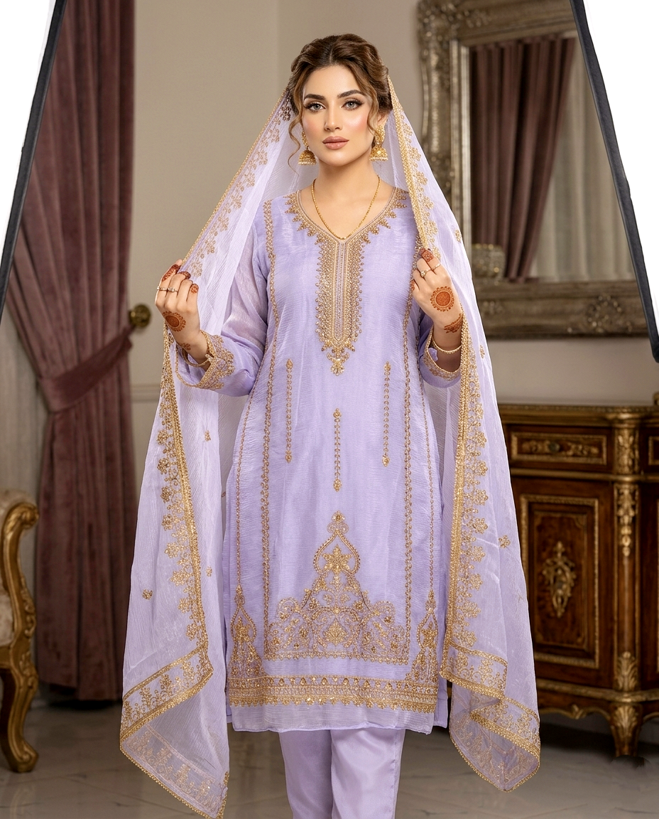 CutDana Crincle D.no 873 ( Unstitched)