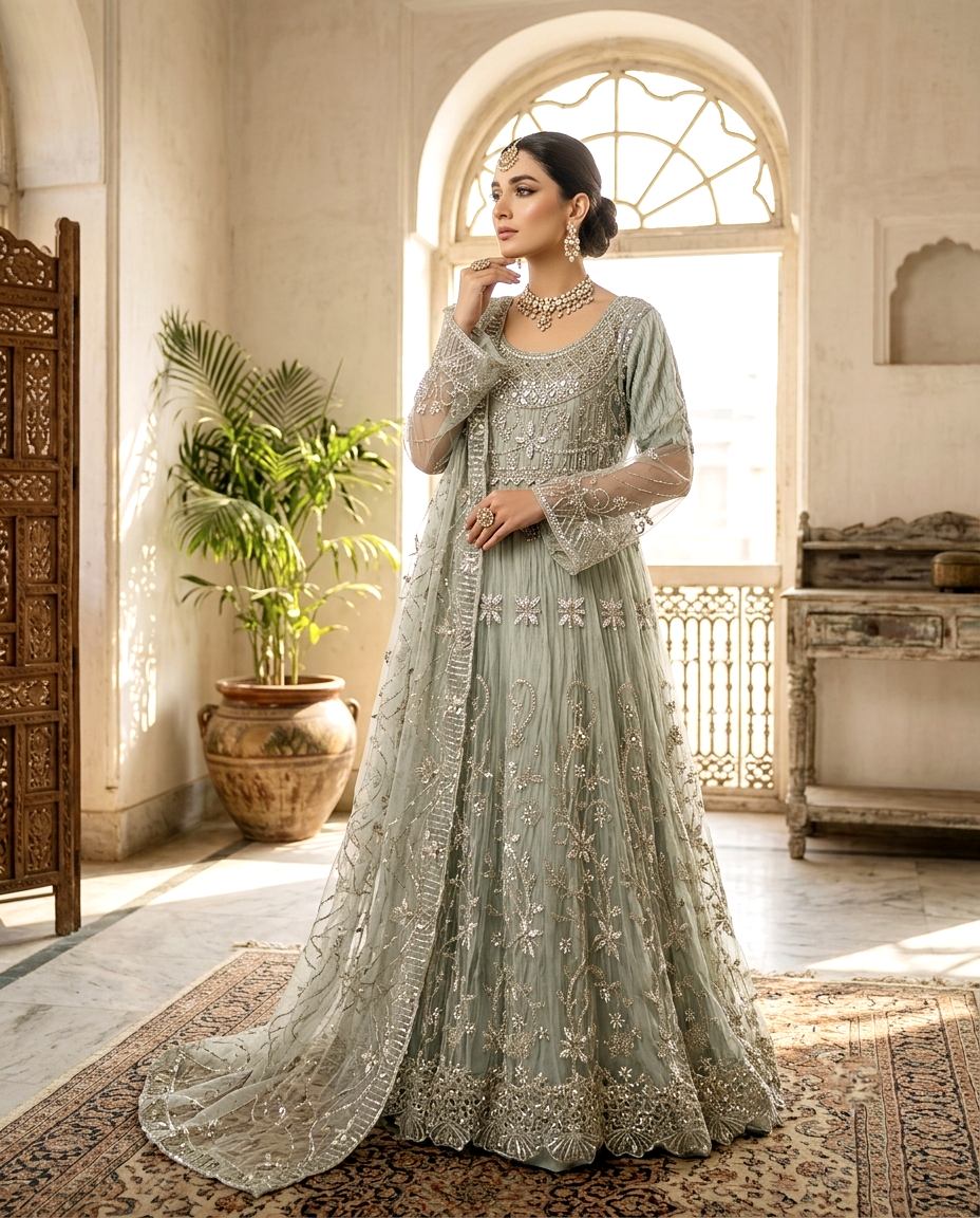 Wisteria Dream – Pulsework-Embellished Maxi